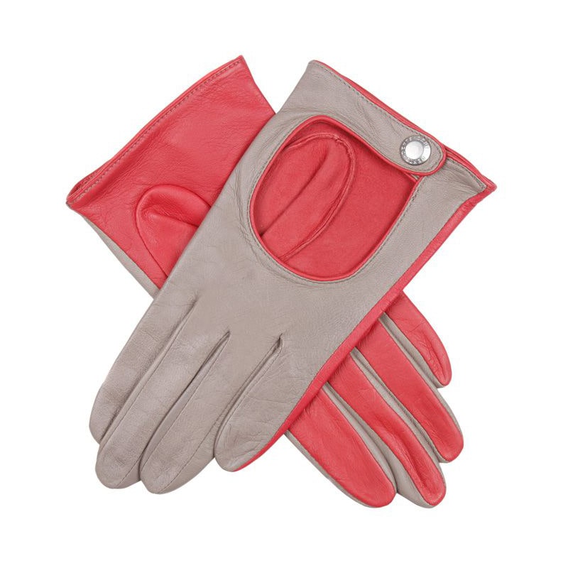 Fashion Leather Gloves Orange