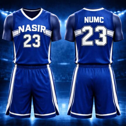 Custom Basketball Uniform Set – Personalized Jersey & Shorts | Team Basketball Kit with Name & Number